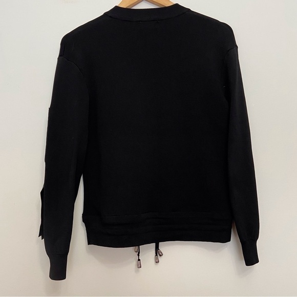 Lili Sidonio Molly & Bracken amazing black sweater ribbon dark Academia zip XS - Picture 4 of 15